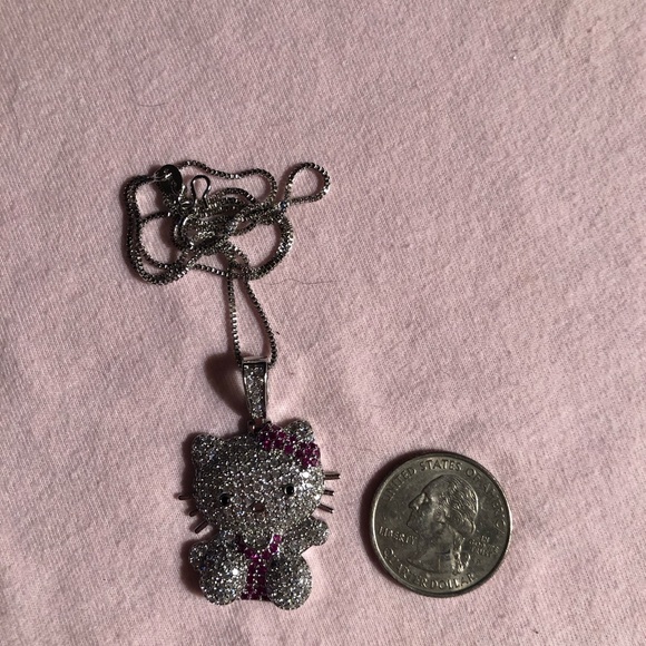 NWT Hello Kitty Bling Necklace! - Picture 2 of 12